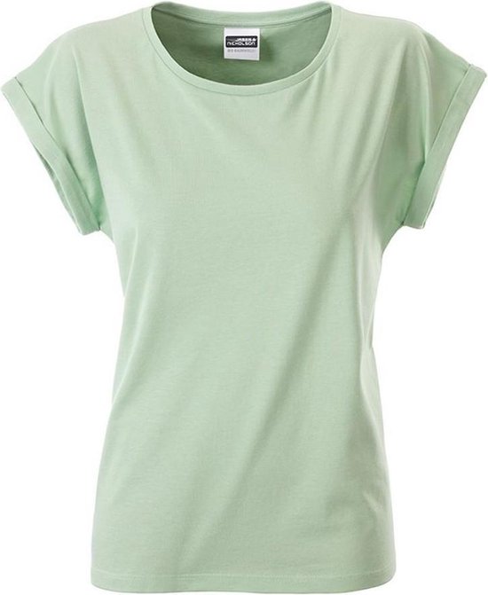 James and Nicholson Vrouwen/dames Casual T-shirt (Zacht groen)