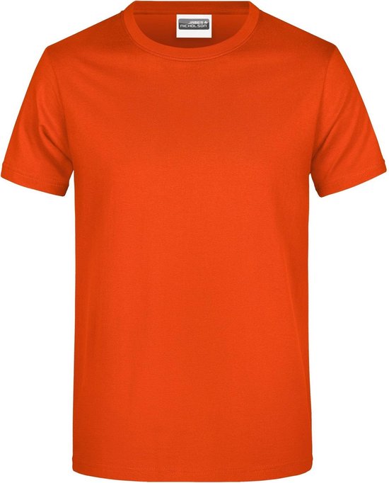 T-shirt Basic à col rond pour hommes James And Nicholson ( Oranje)