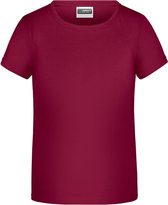 James And Nicholson T-shirt Basic pour filles (Vin)