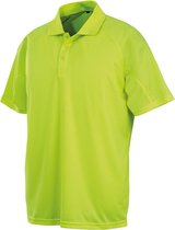 Spiro Unisex Volwassenen Impact Performance Aircool Polo Shirt (Flo Geel)