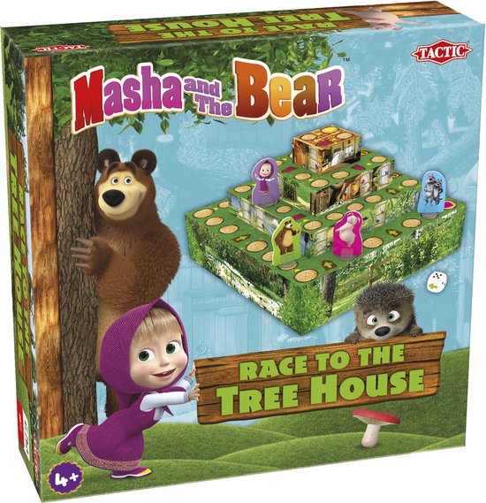 Masha and the Bear Race to the Treehouse