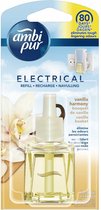9x Ambi Pur Elektrische Geurverspreiders 1 compartiment Navulling Vanille Boeket 20 ml