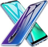 Silicone hoesje Geschikt voor: OPPO A9 2020 - transparant