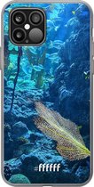 6F hoesje - geschikt voor iPhone 12 - Transparant TPU Case - Coral Reef #ffffff