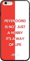 6F hoesje - geschikt voor iPhone 6 Plus -  Transparant TPU Case - Feyenoord - Way of life #ffffff