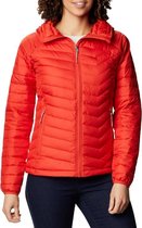 Columbia Powder Lite Capuchon Jas Dames, bold orange Maat XS