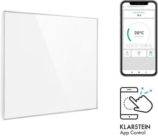 Klarstein Wonderwall Smart infrarood verwarming - elektrische kachel -  bijverwarming -... | bol.com