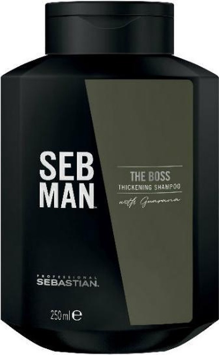 SEB MAN The Boss Thickening Shampoo 250 ml - Normale shampoo vrouwen - Voor Alle haartypes