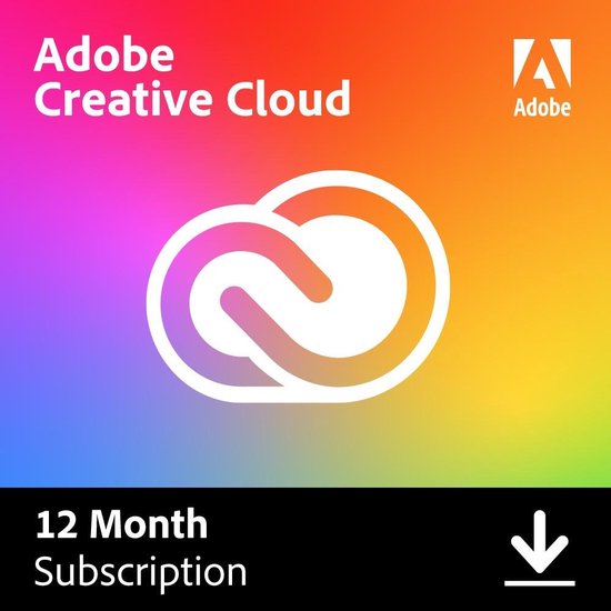 Foto: Adobe creative cloud individual 100gb cloudopslag 12 maanden 1 apparaat nederlands frans pc mac