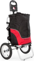 Carry Red fietsaanhanger handkar maximale draaglast 20 kg zwart/rood
