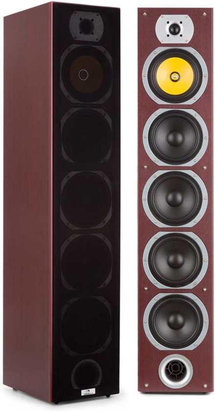 auna V7B - Zuilspeakers - speakers - Luidsprekers - 440W - 4-weg... bol.com
