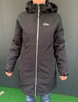 Nordberg softshell winterjas Kjerstin black melange - maat 3XL