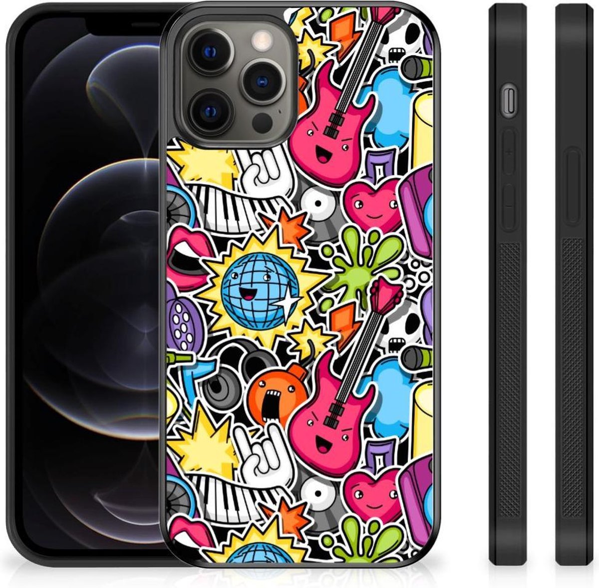 iPhone 12 Pro Max TPU Bumper Case Punk Rock