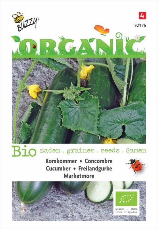 Buzzy® Organic Komkommer Marketmore (BIO)
