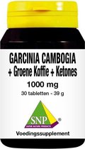 SNP Garcinia + groene koffie + ketones 30 tabletten