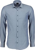 City Line By Nils Overhemd - Body Fit - Blauw - M