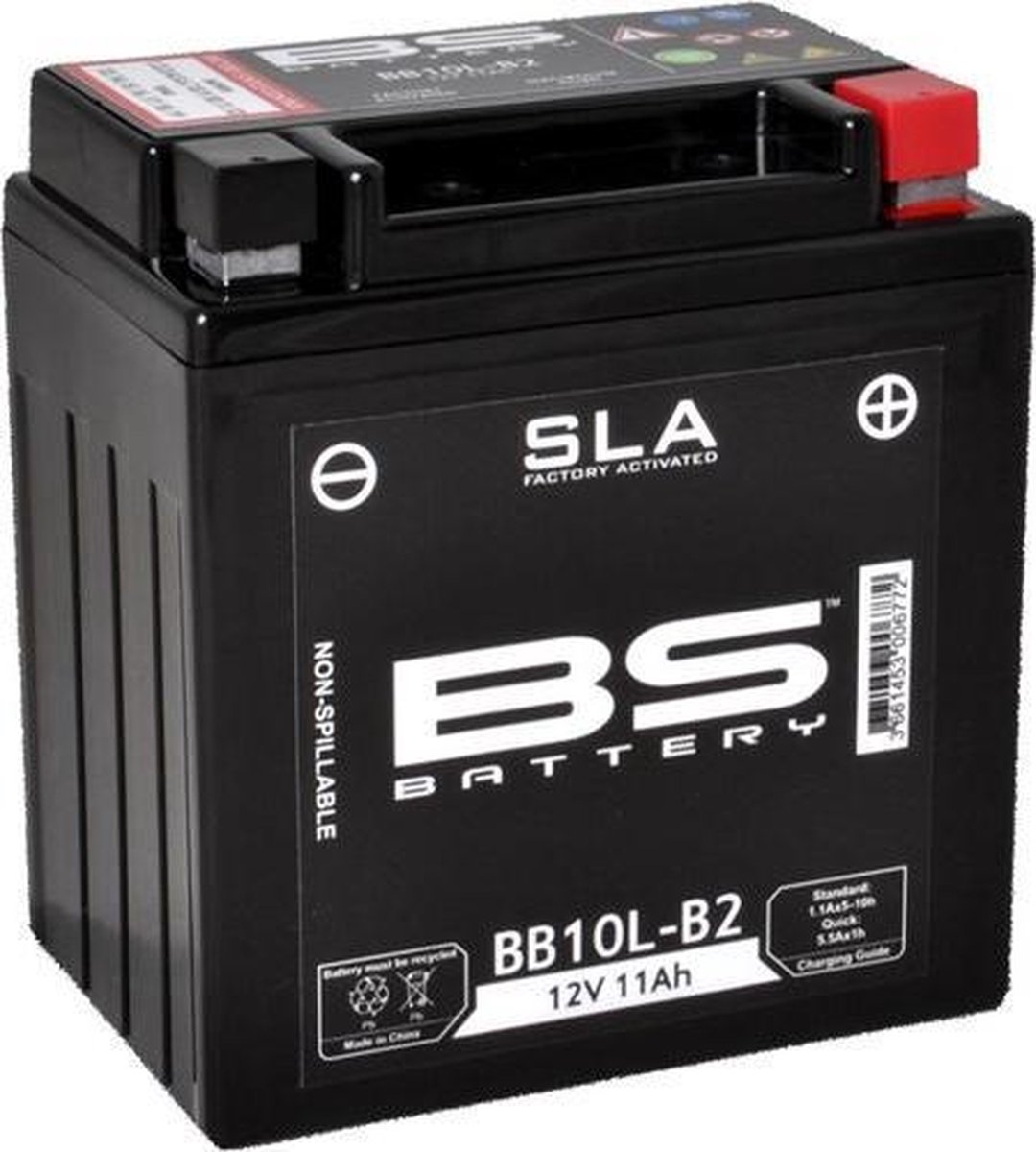 Bs Battery Bb10L-B2 / Yb10L-B2 Accu Geseald Af Fabriek