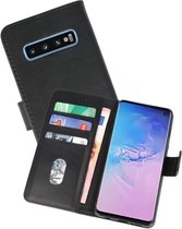 Bookstyle Wallet Cases Hoesje voor Samsung Galaxy S10 Zwart