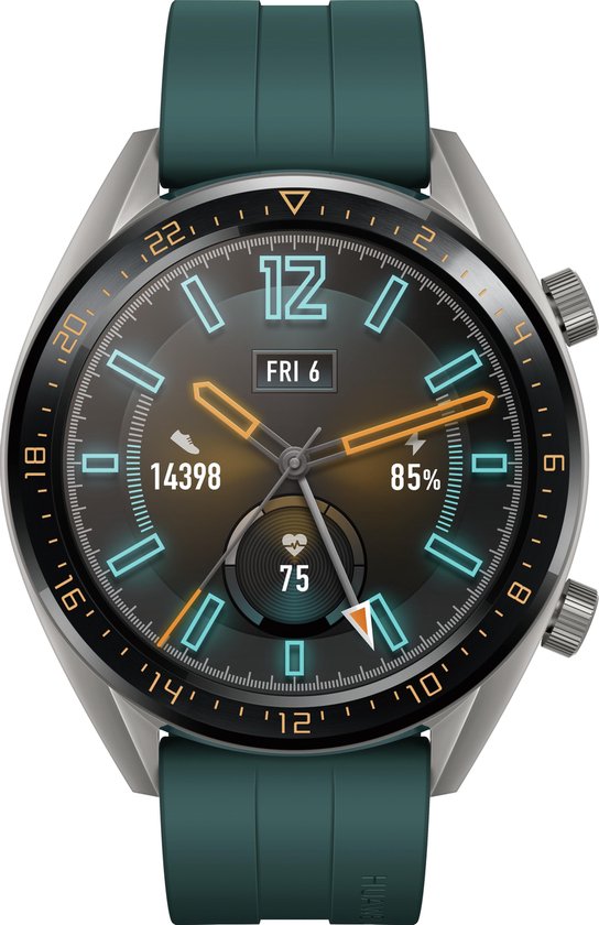 Watch GT Active - Smartwatch - mm - Donkergroen | bol.com