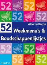 52 weekmenu's en boodschappenlijstjes