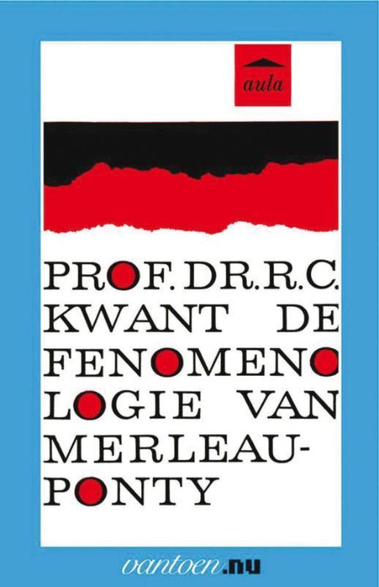 Cover van het boek 'fenomenologie van Merlaeu-Ponty'