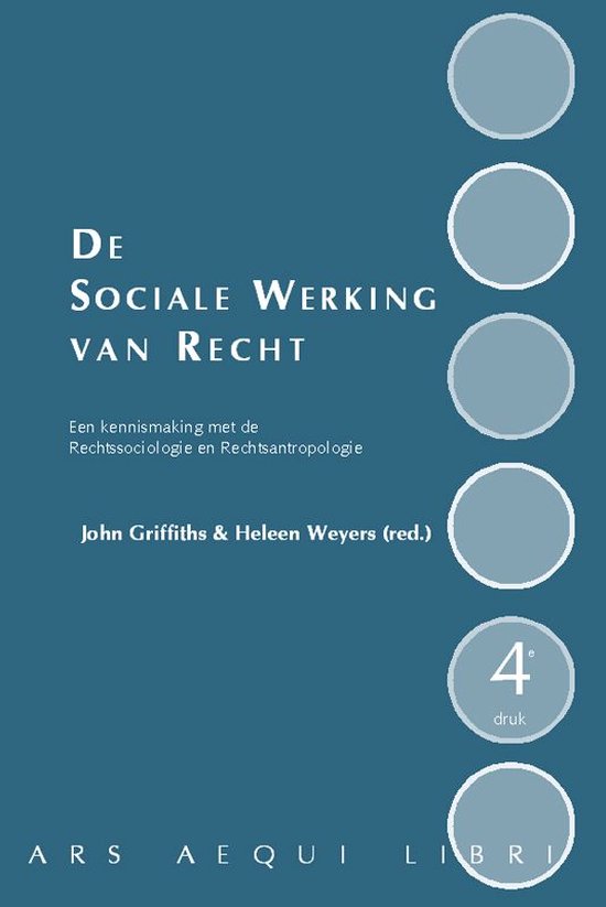 Cover van het boek 'De sociale werking van recht / druk 4'