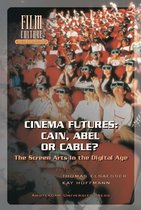 Boekomslag 'Cinema Futures: Cain, Abel or Cable?' met een publiek in 3D-brillen.