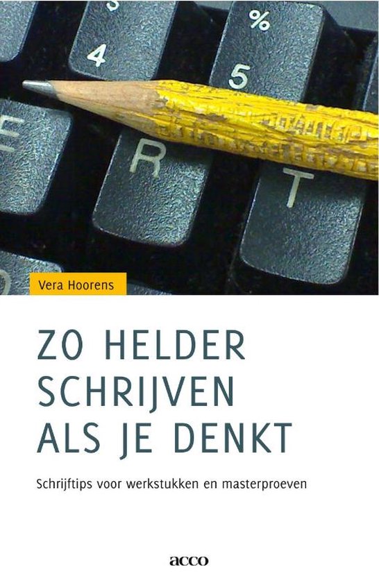 Cover van het boek 'Zo helder schrijven als je denkt'