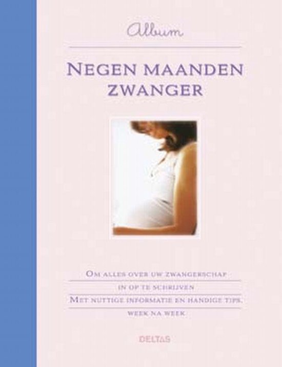 Cover van het boek 'Negen maanden zwanger album' van  Onbekend