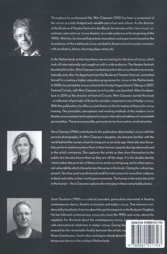 Portraits of contemporary circus