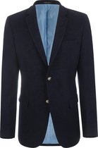 Steppin' Out Mannen  Shetland Wool Blazer Blauw Wol Maat: 50