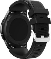 watchbands-shop.nl Siliconen bandje - Samsung Gear S3 - Zwart