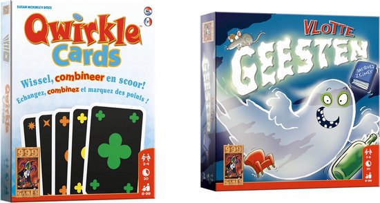 Spellenbundel - Kaartspel - 2 stuks - Qwirkle & Vlotte Geesten - Merkloos