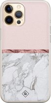 iPhone 12 Pro hoesje siliconen - Rose all day | Apple iPhone 12 Pro case | TPU backcover transparant