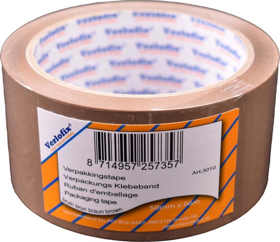 Tukan-tex (€ 0,27/m) riem polypropyleen bruin 25mm breed - 50 meter