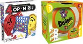 Spellenbundel - Bordspel - 2 Stuks - Hasbro 4 Op 'N Rij & Ticket to Ride Mijn Eerste Reis