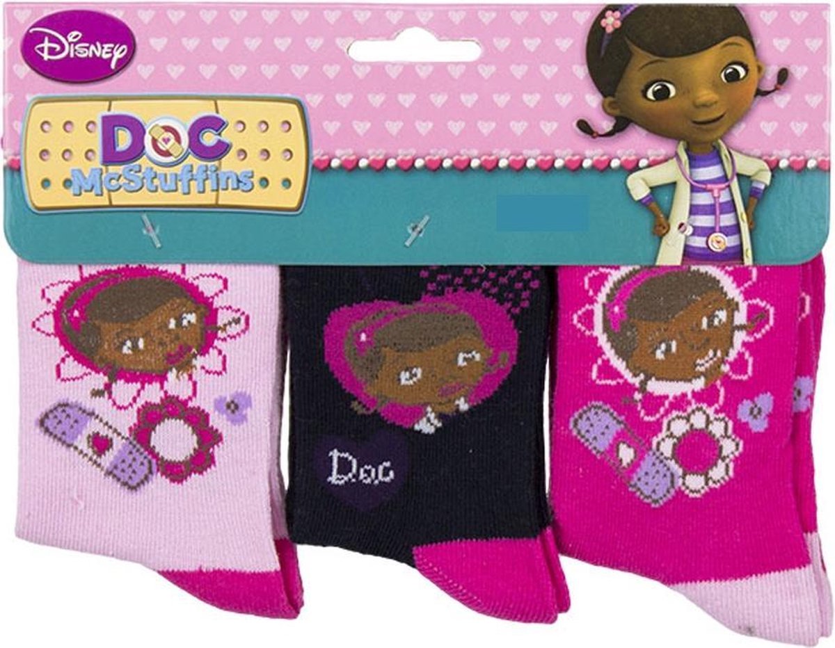 Disney Junior Doc McStuffins Sokken 3 Paar - 27/30