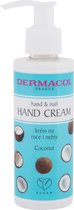 Dermacol - Hand & Nail Hand Cream Coconut ( kokos ) - Zvláčňující krém na ruce a nehty (L)