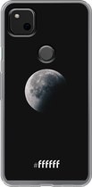 Google Pixel 4a Hoesje Transparant TPU Case - Moon Night #ffffff