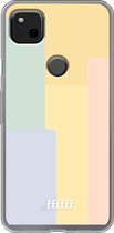 Google Pixel 4a Hoesje Transparant TPU Case - Springtime Palette #ffffff