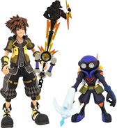 Kingdom Hearts 3 Select: Guardian Form Sora and Air Soldier Heartless Action Figure 2-Pack