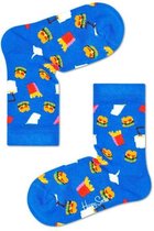 Happy Socks Kids Hamburger Sock Blauw