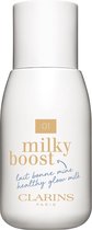 Clarins Milky Boost Foundation - 01 Milky Cream - 50 ml