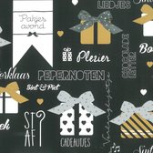Cadeaupapier inpakpapier geschenkpapier rol Sint Silver 50 centimeter x 200 meter