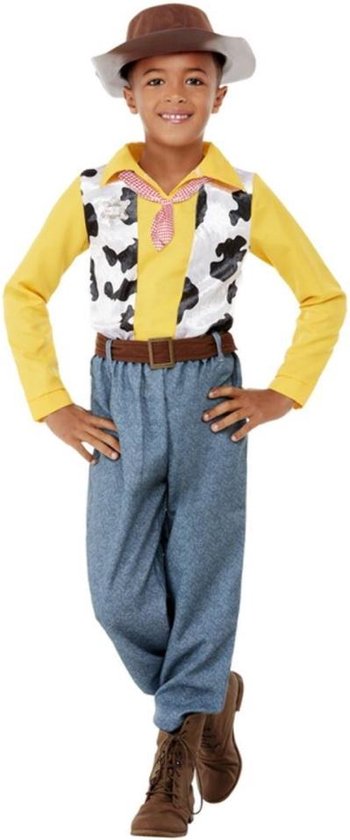 Smiffys Kinder Kostuum -Kids tm 9 jaar- Western Cowboy Multicolours |  bol.com