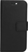 Mobiparts hoesje geschikt voor Apple iPhone 12 Mini - Wallet/Boekhoesje - Eco Leer - Magneet Sluiting - Opberg vakken - Zwart