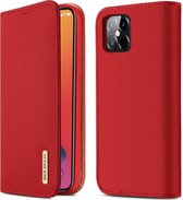 Hoesje geschikt voor iPhone 12 Pro Max - Dux Ducis Wish Wallet Book Case - Rood