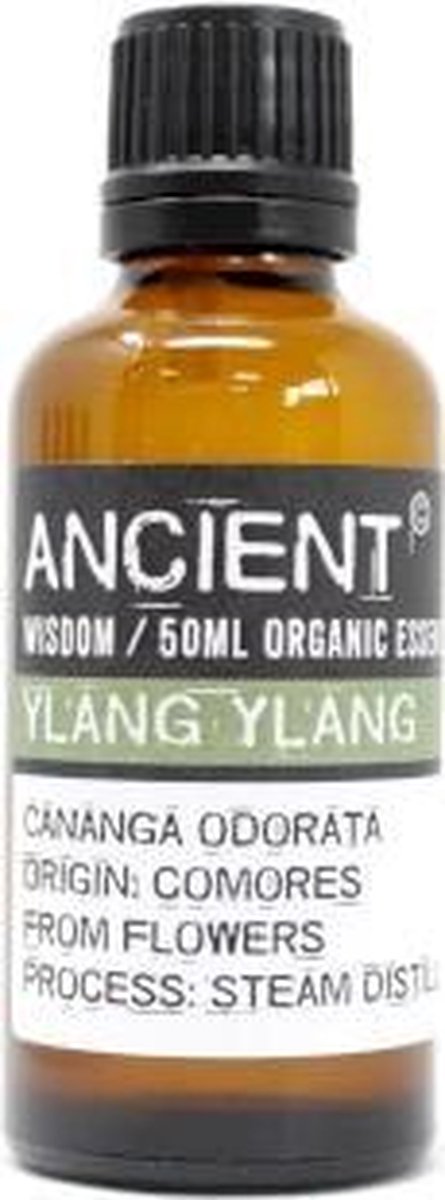 Goedkoopste Biologische Etherische Olie Ylang Ylang - 50ml - Essentiële Oliën Aromatherapie - Essentiële Ylang Ylang Olie