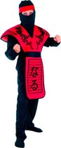 "Rode ninja kostuum voor jongens - Kinderkostuums - 122/134"