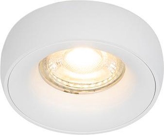 QAZQA mooning - Design Inbouwspot - 1 lichts - Ø 85 mm - Wit - Woonkamer | Slaapkamer | Keuken